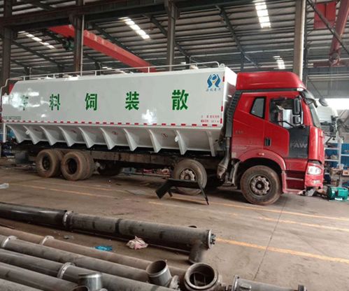 山東源牧28噸散裝飼料車 配置解析與市場價格參考